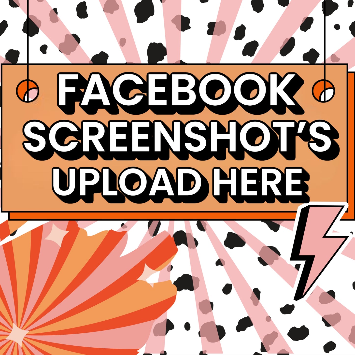 FACEBOOK SCREENSHOT UPLOAD